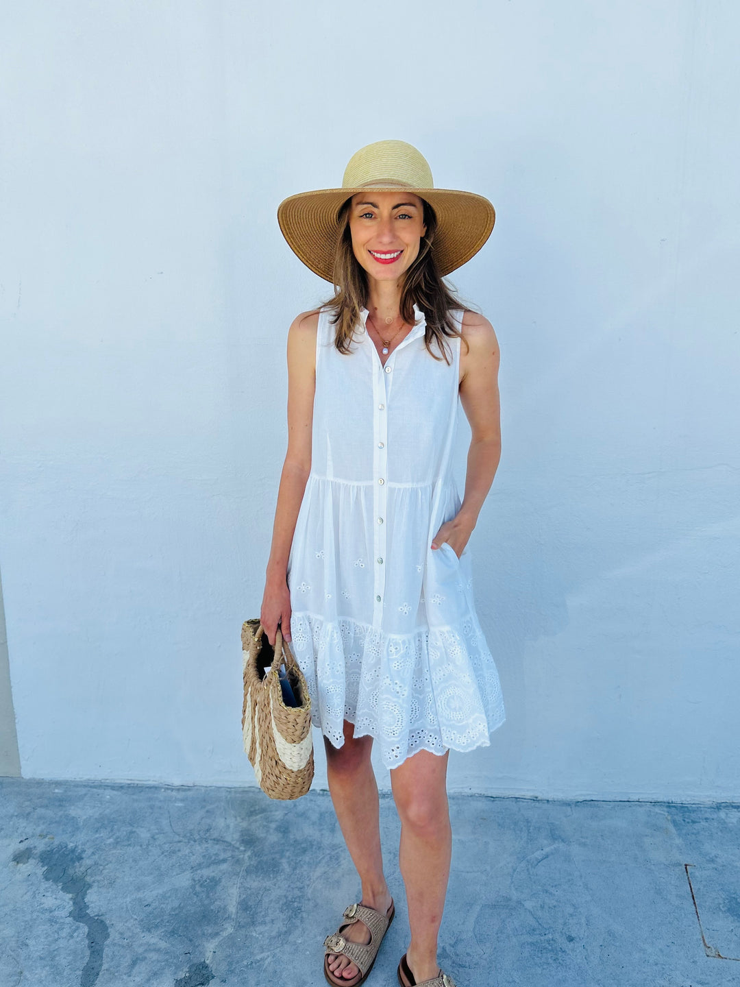 Isla Eyelet Dress
