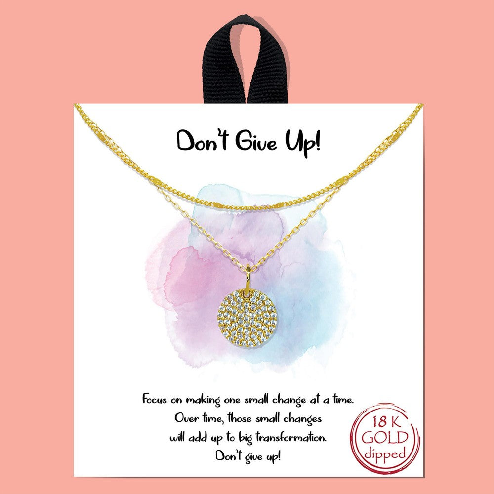 Don't Give Up Necklace