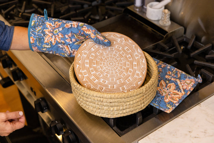 Rahab's Rope - Round Basket Weave Bread Warmer