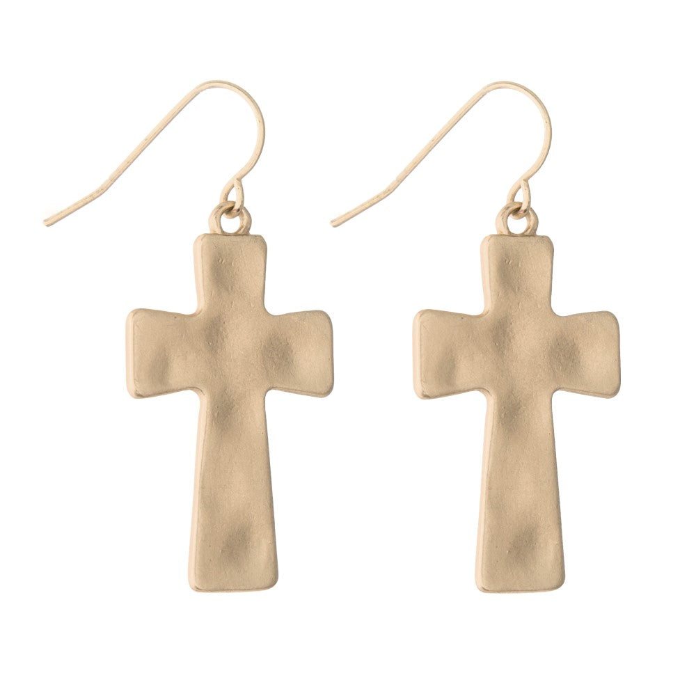 Hope Cross Earrings