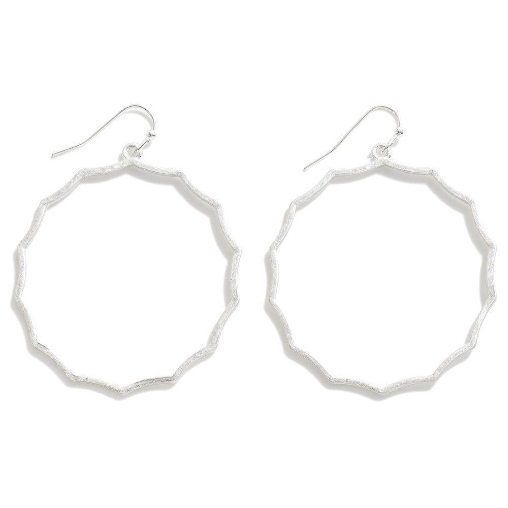 Catch a Wave Drop Earrings - Silver