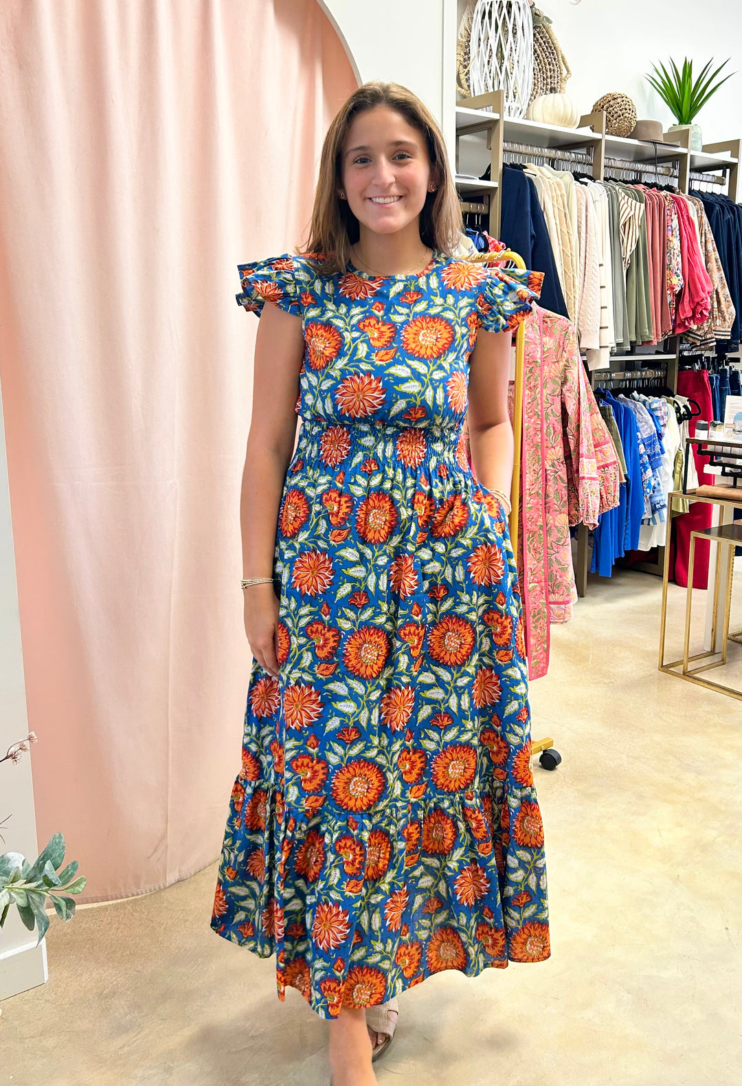 "The Allison - Royal & Crimson" by Leighton Ann