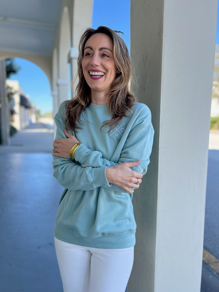 Vero Sweatshirt - Dusty Blue