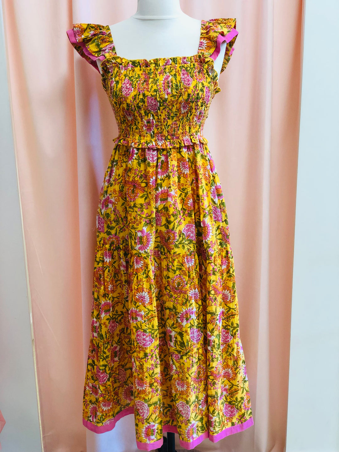 Poppy Yellow Dress