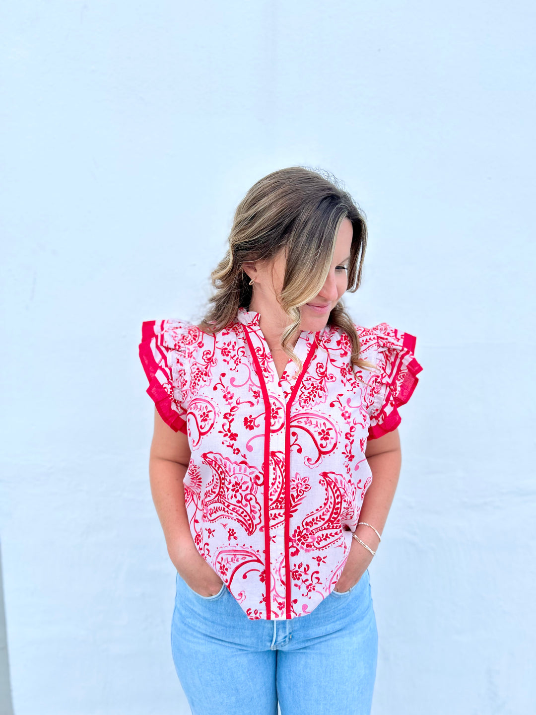 Faith in Bloom Blouse