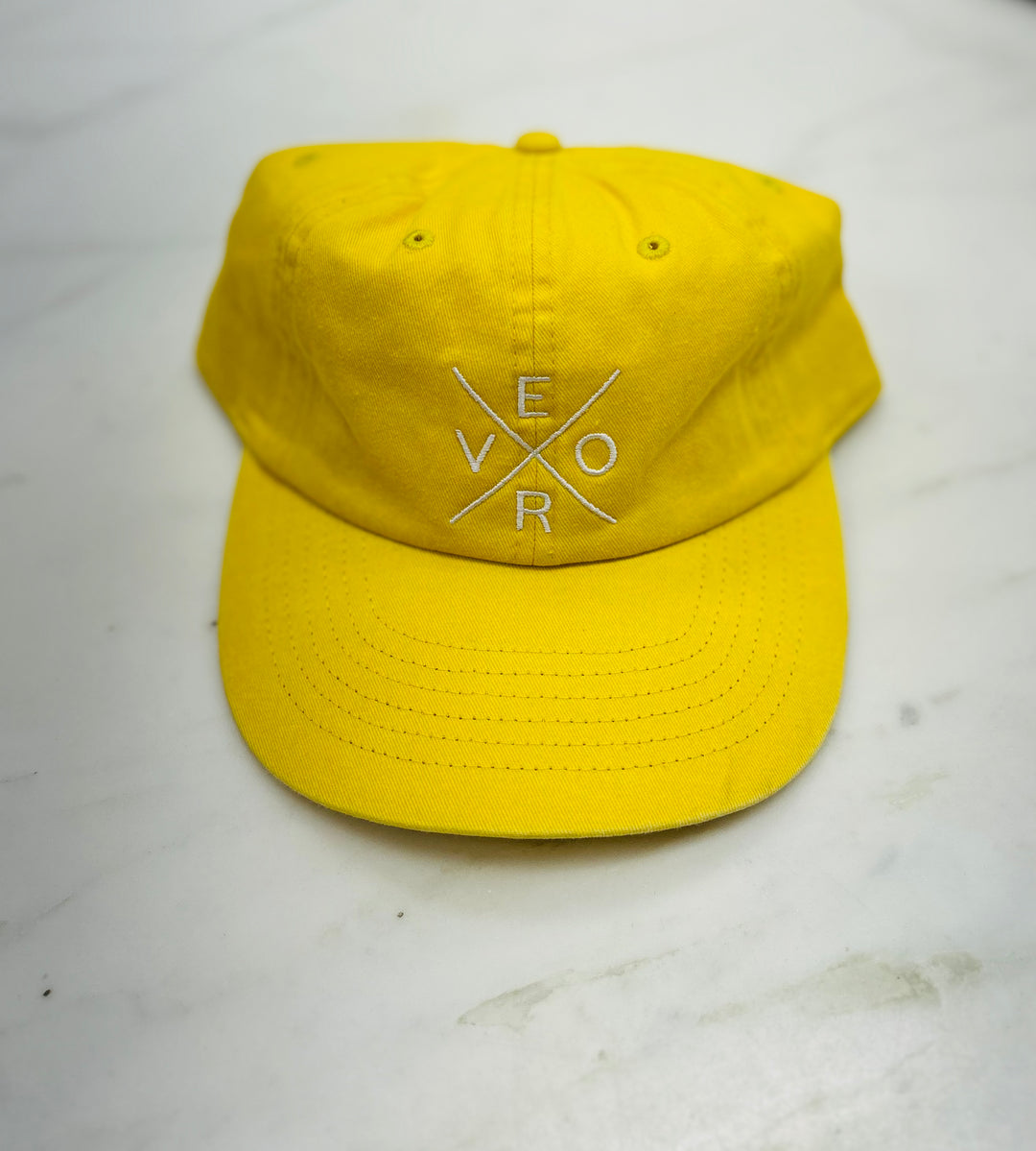 Vero Hat - Yellow & White