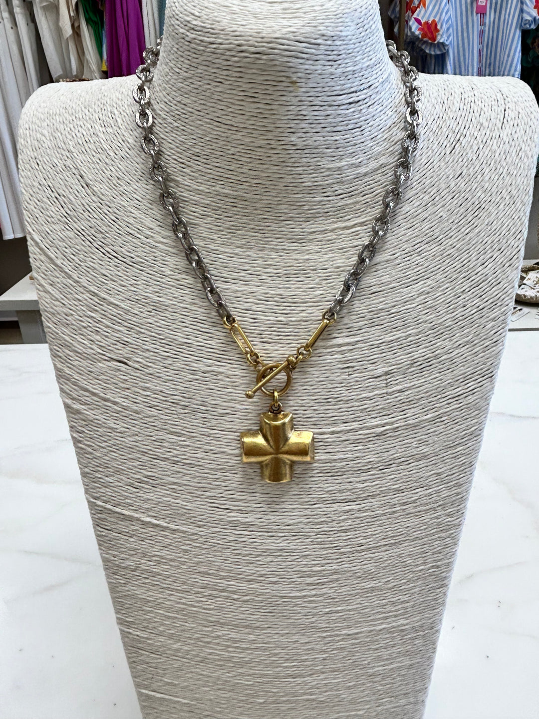 He is With Us Necklace - Handmade by Stella