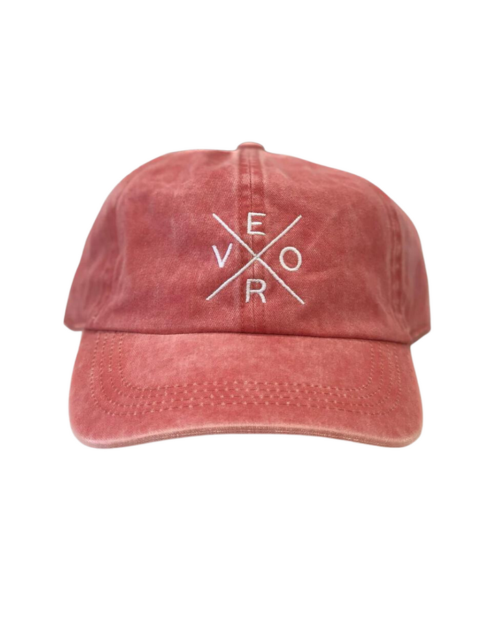 Vero Hat - Burnt Orange & White