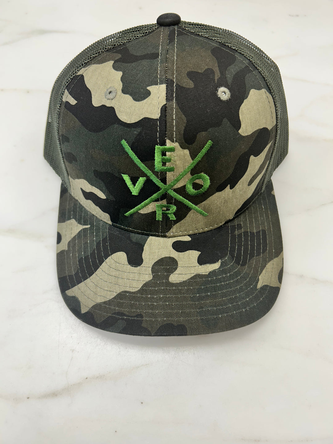 Vero Trucker Hat - Green Camo