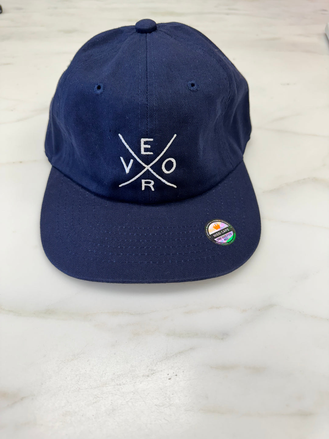 Vero Hat - Navy & White