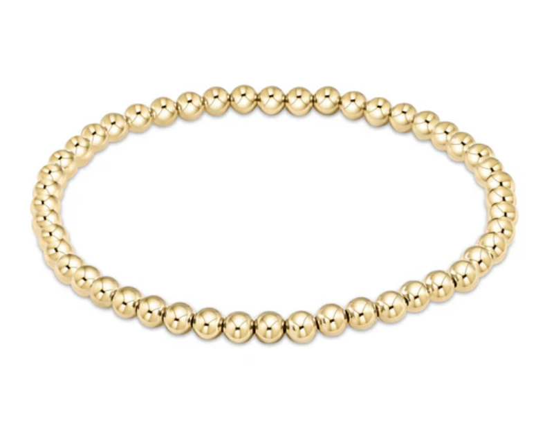 Extends - Classic Gold 4mm Bead Bracelet