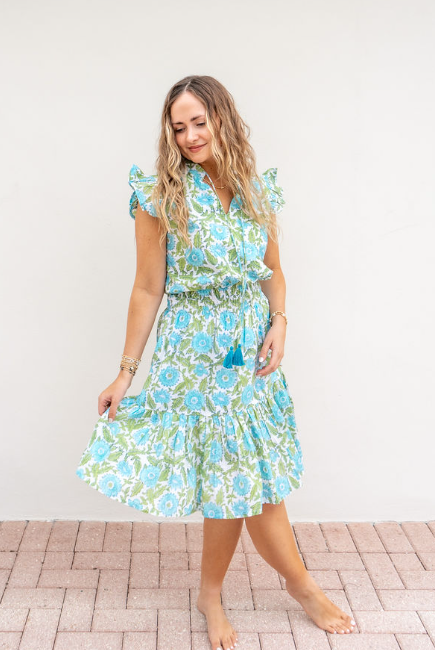 "The Katherine - Teal and Green" by Leighton Ann