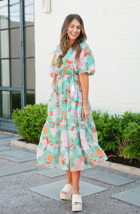 Blooming Vines Dress