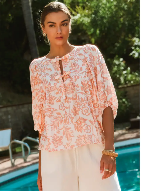 Peach Psalm Blouse