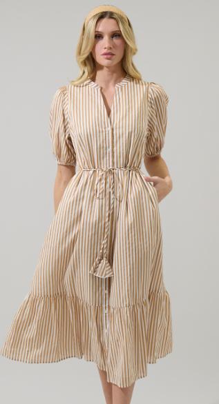 Beth Button Up Dress
