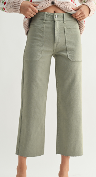 Sage Bloom Jeans