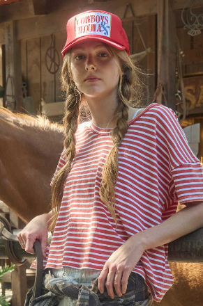 His Stripes, My Healing Top - Red