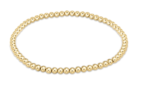 Egirl Classic Gold 3mm Bead Bracelet