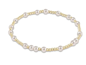 Egirl Hope Unwritten 4mm Bead Bracelet - Pearl
