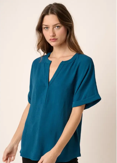 Soft Drape Top - Deep Teal