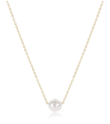 16" necklace gold - admire pearl