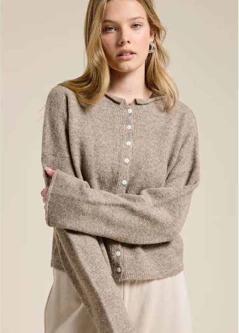Mocha Drift Cardigan