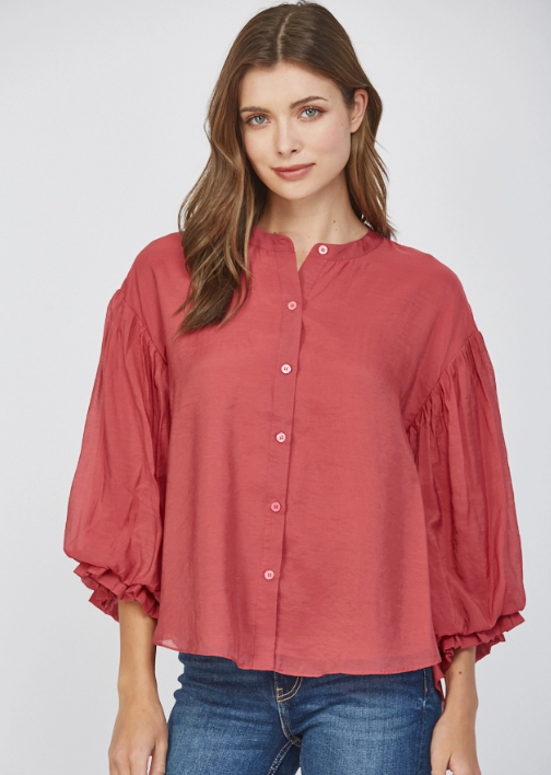 Ran Red Blouse