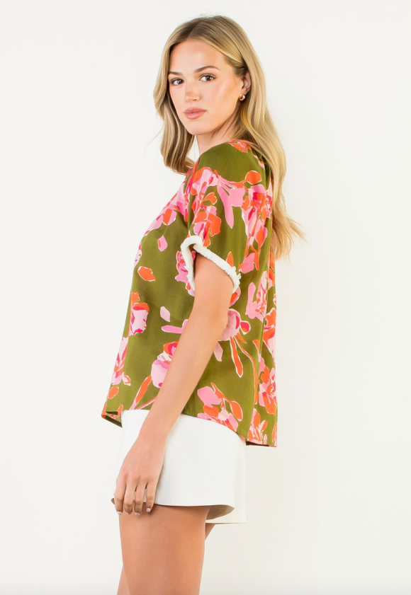 Olea Olive Blouse