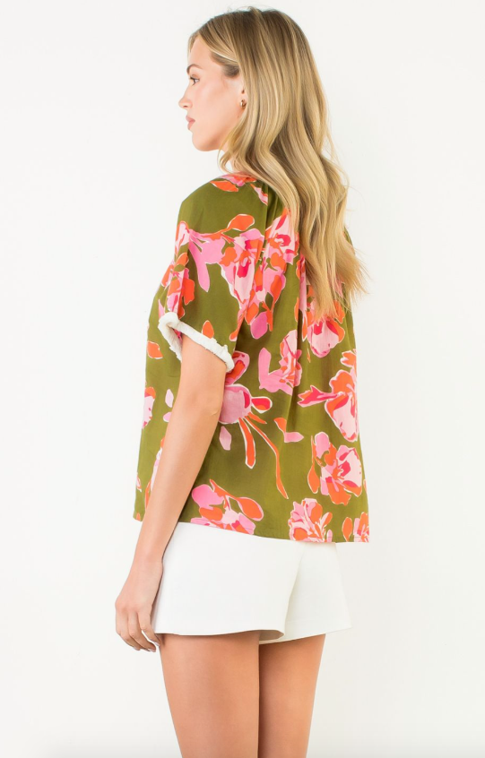 Olea Olive Blouse
