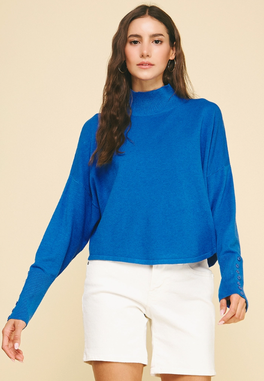 Blessed Knit Sweater - Blue