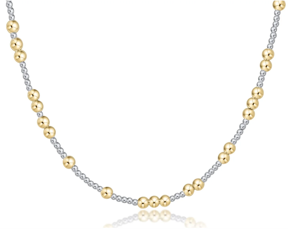 15" Choker Hope Unwritten - 4mm Mixed Metal