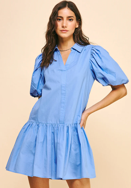 Liberty Bell Dress - Urban Blue
