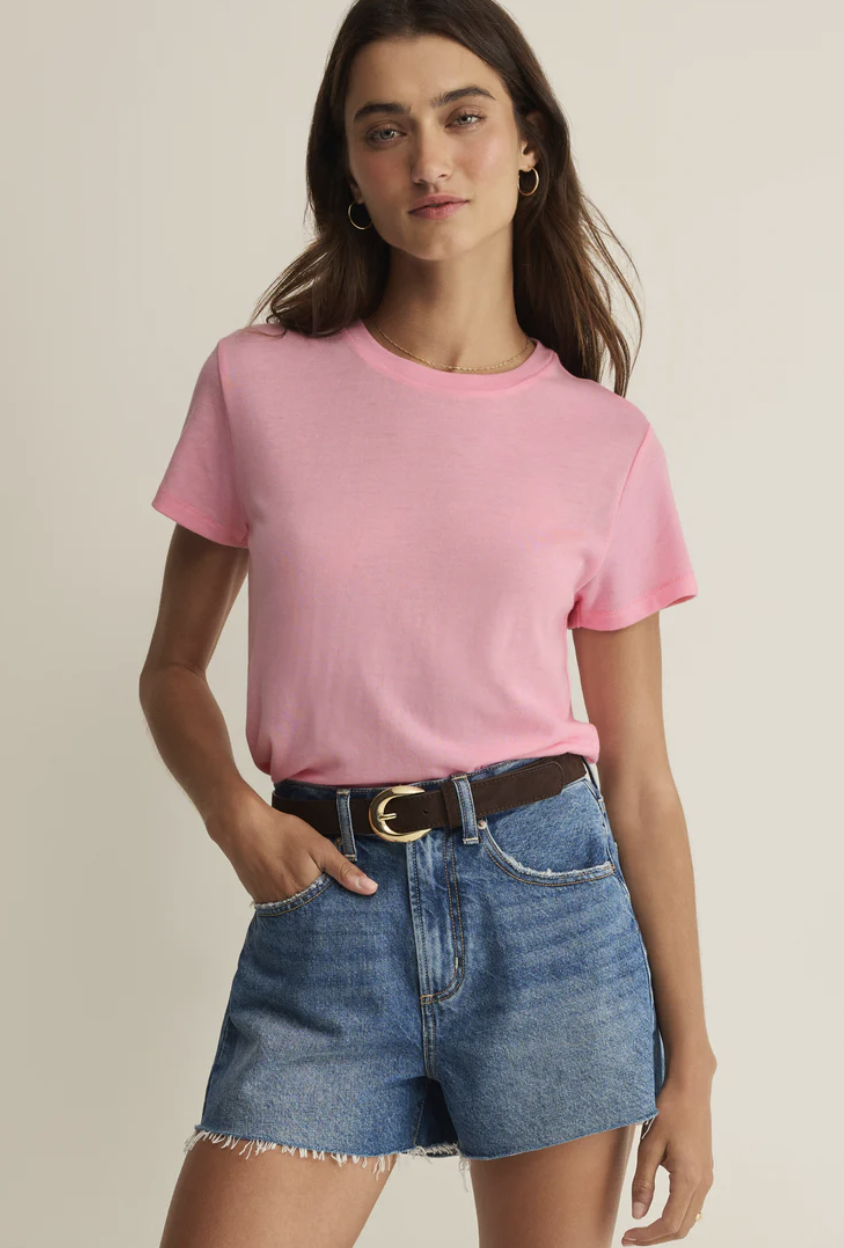 Z Supply Tourist Tee - Pink Sunrise – Seahorse Lane