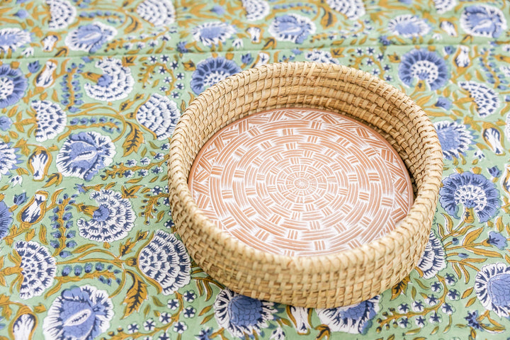 Rahab's Rope - Round Basket Weave Bread Warmer
