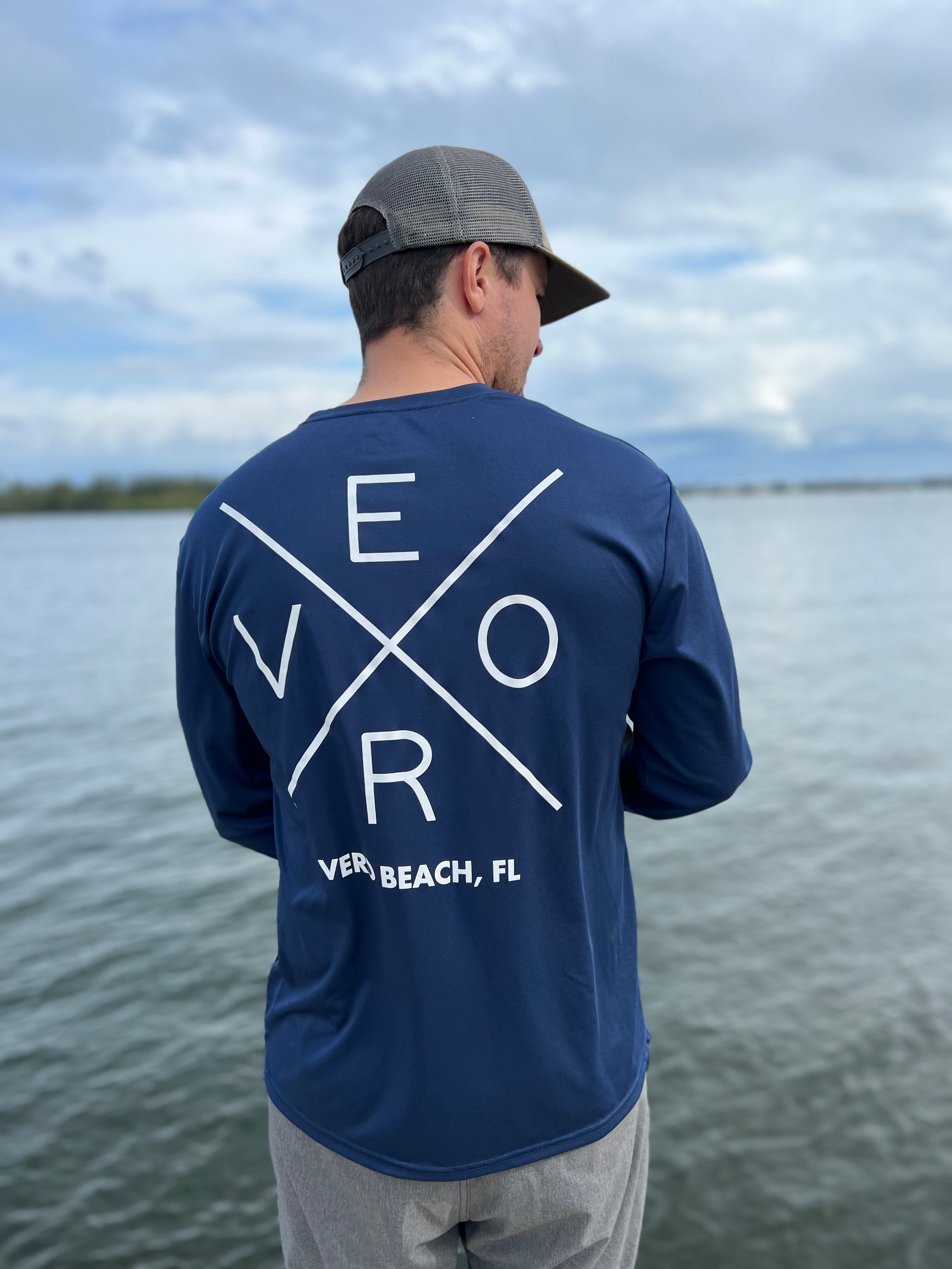 スウェット・トレーナー COVERNAT Sunset Graphic Man to Man Navy サンセットグラフィックスウェットシャツ ネイビー - Covernat