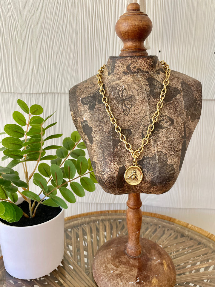 The Brioni Bee Necklace - Handmade By Stella