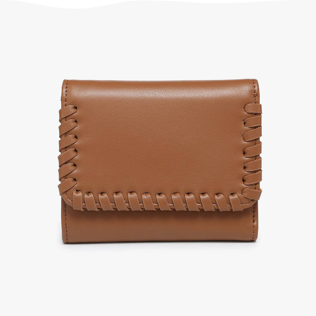 The Logan Whipstitch Tri-fold Wallet