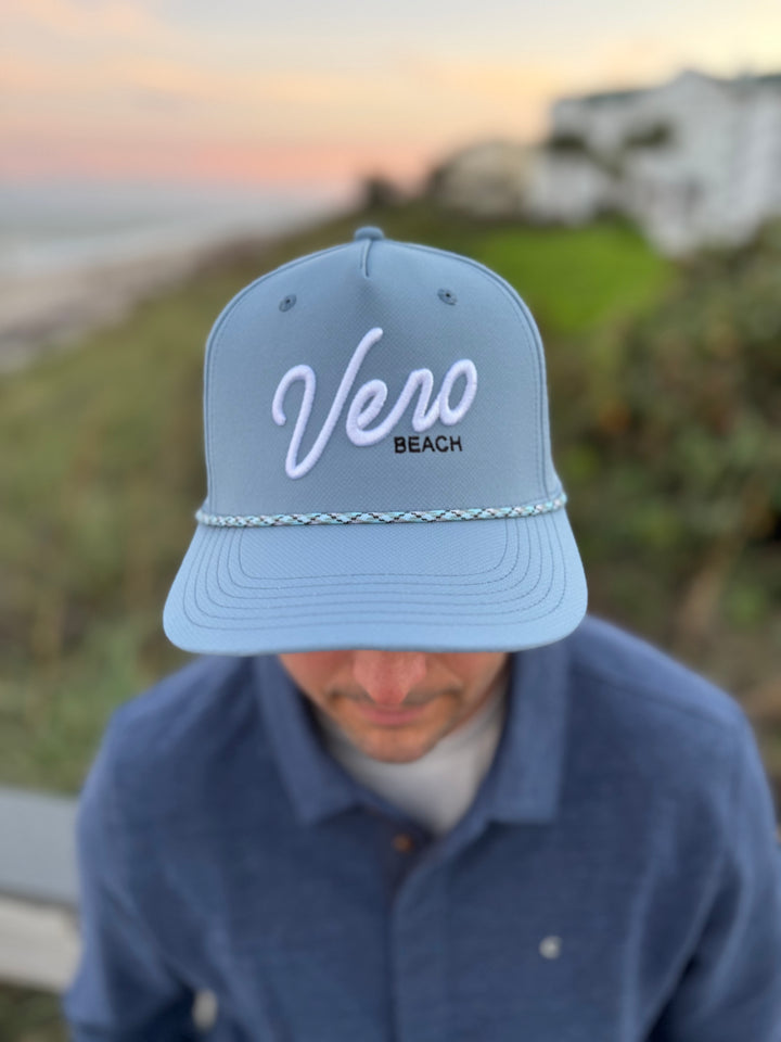 Vero Performance Rope Hat - Ocean Grey