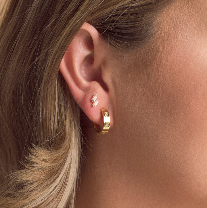 Corinne Gold Hoops