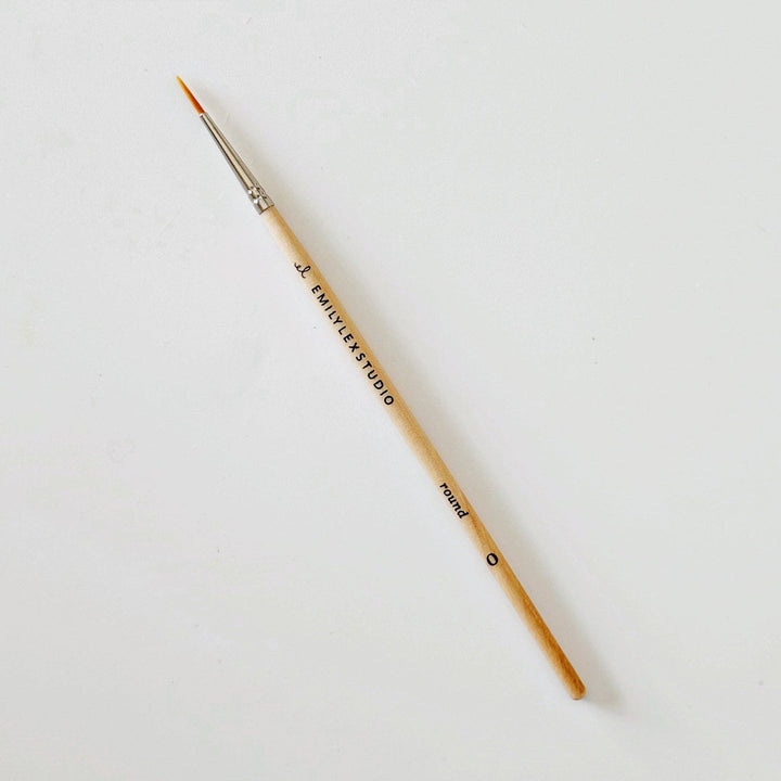 Emily Lex Studio - Watercolor Paintbrush Set of Five Wood Brushes