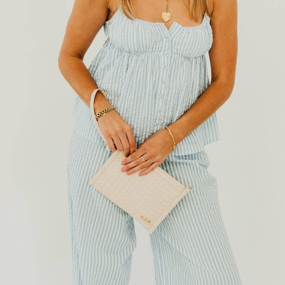 Veda Woven Crossbody Bag