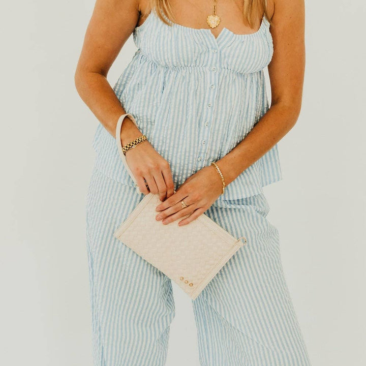 Veda Woven Crossbody Bag