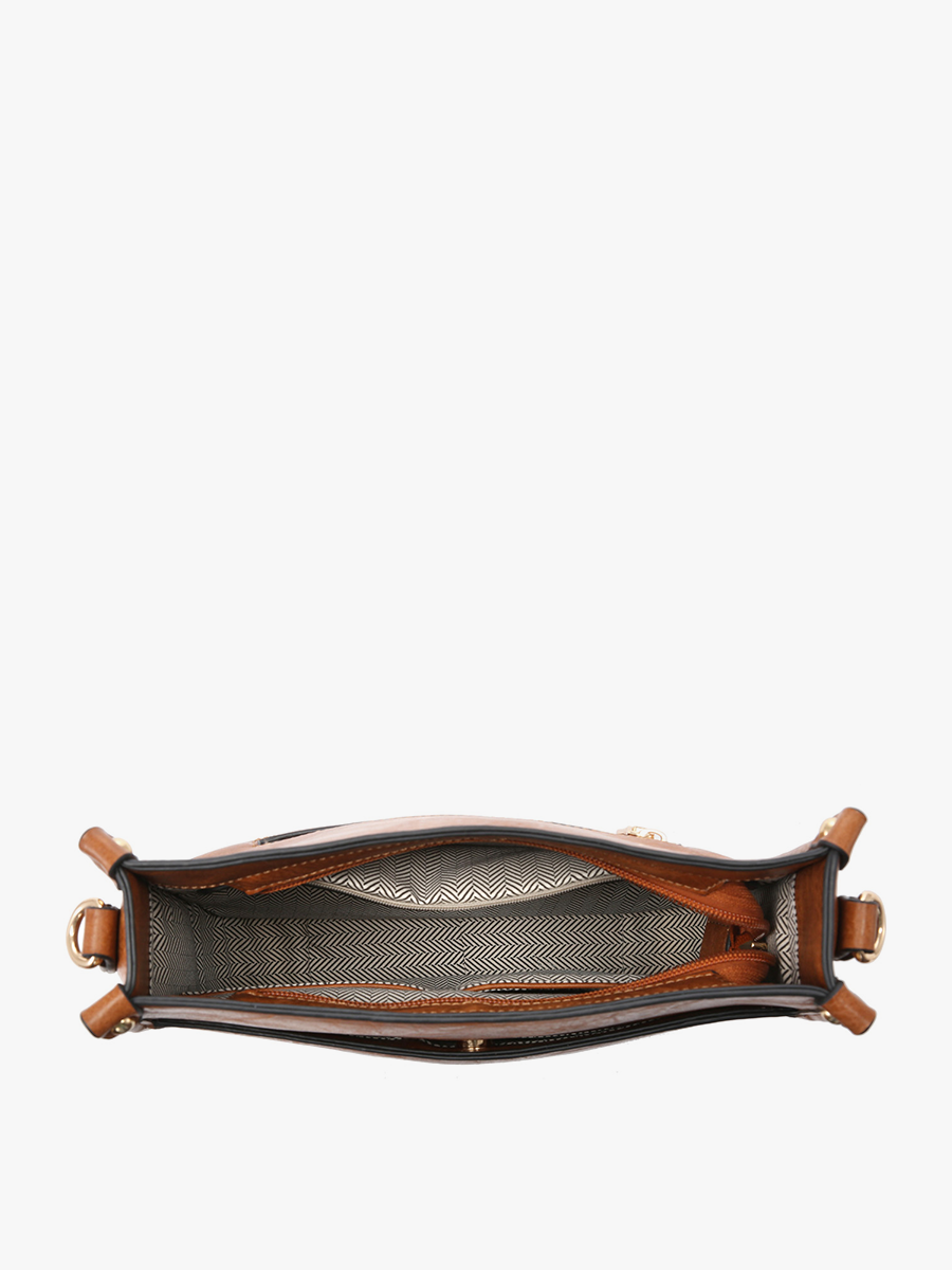Chloe Crossbody with Guitar Strap: Teal