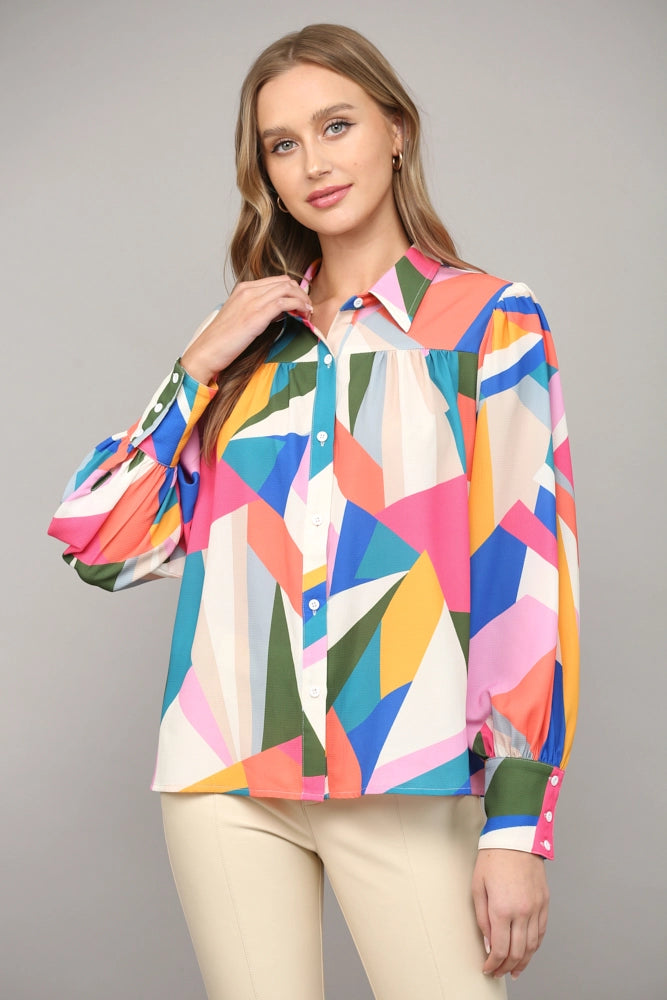 On A Whim Button Down Top