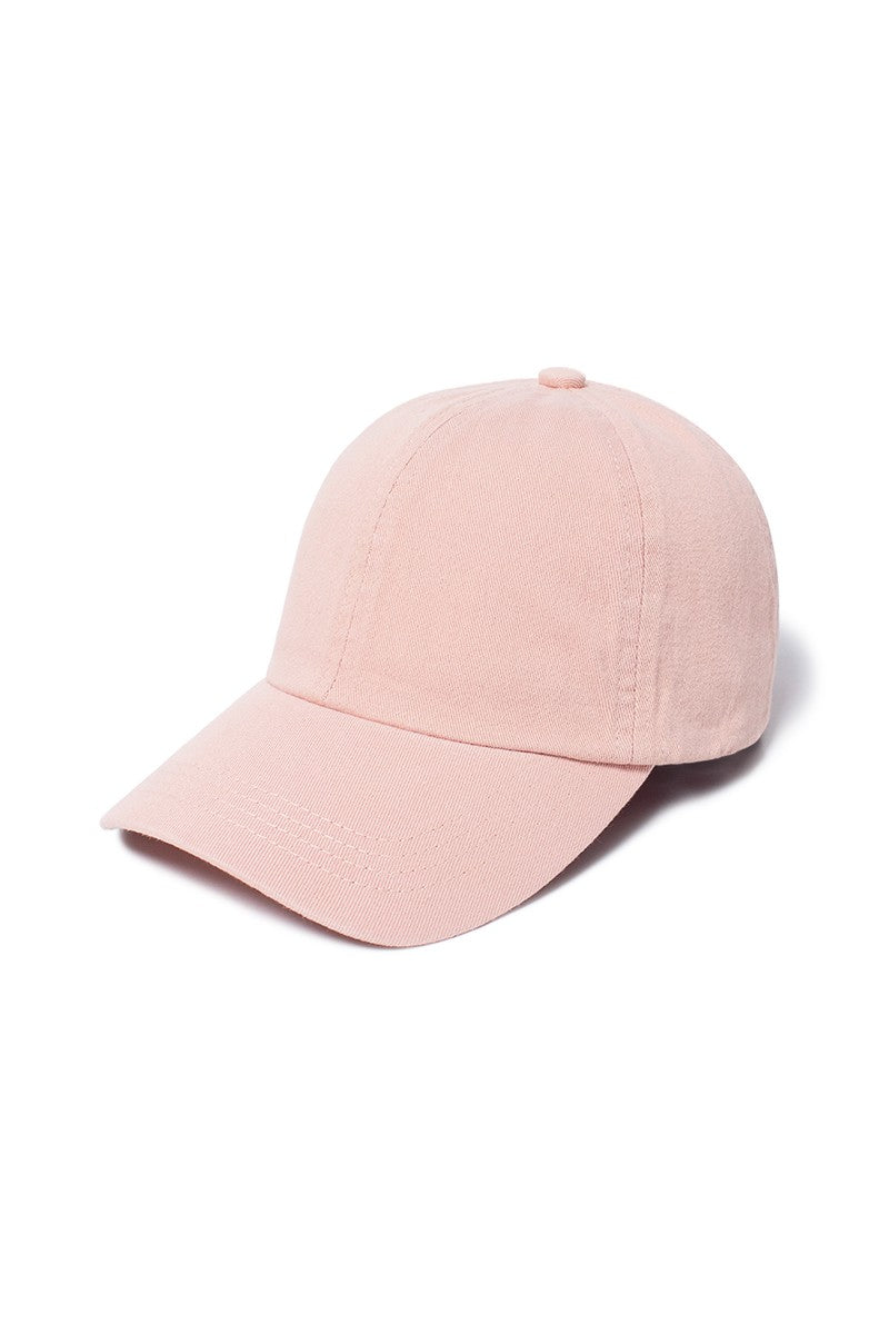 Vero Hat - Dusty Pink & White
