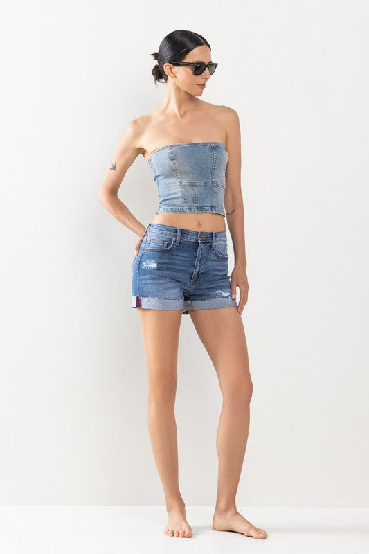 All Aboard Denim Shorts