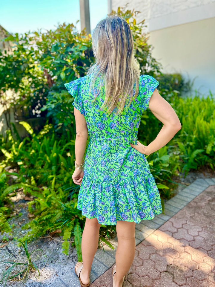 "The Caroline - Green &amp; Purple" by Leighton Ann