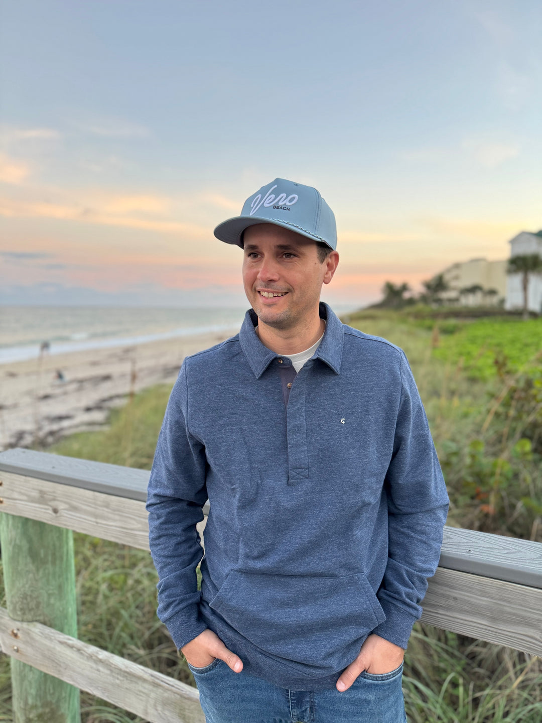 Vero Performance Rope Hat - Ocean Grey