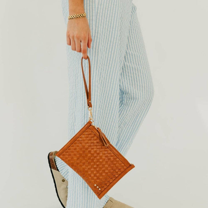 Veda Woven Crossbody Bag