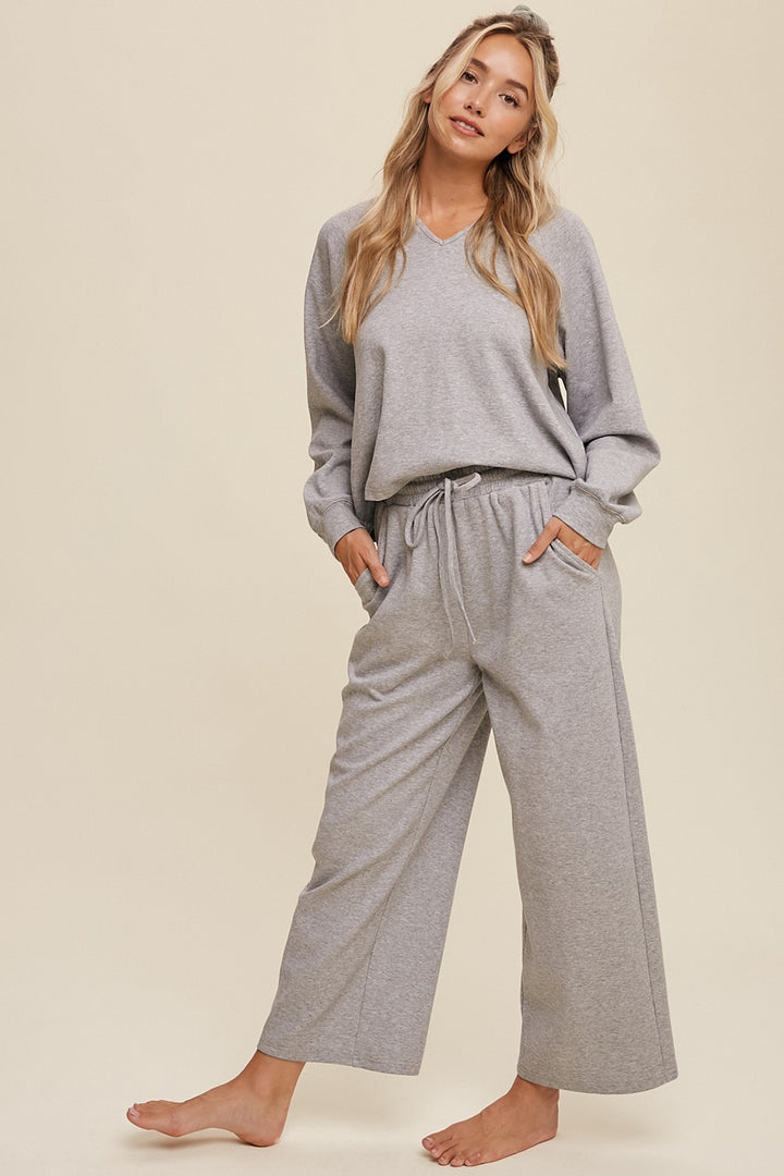 Ready to Relax Set, Top - Gray